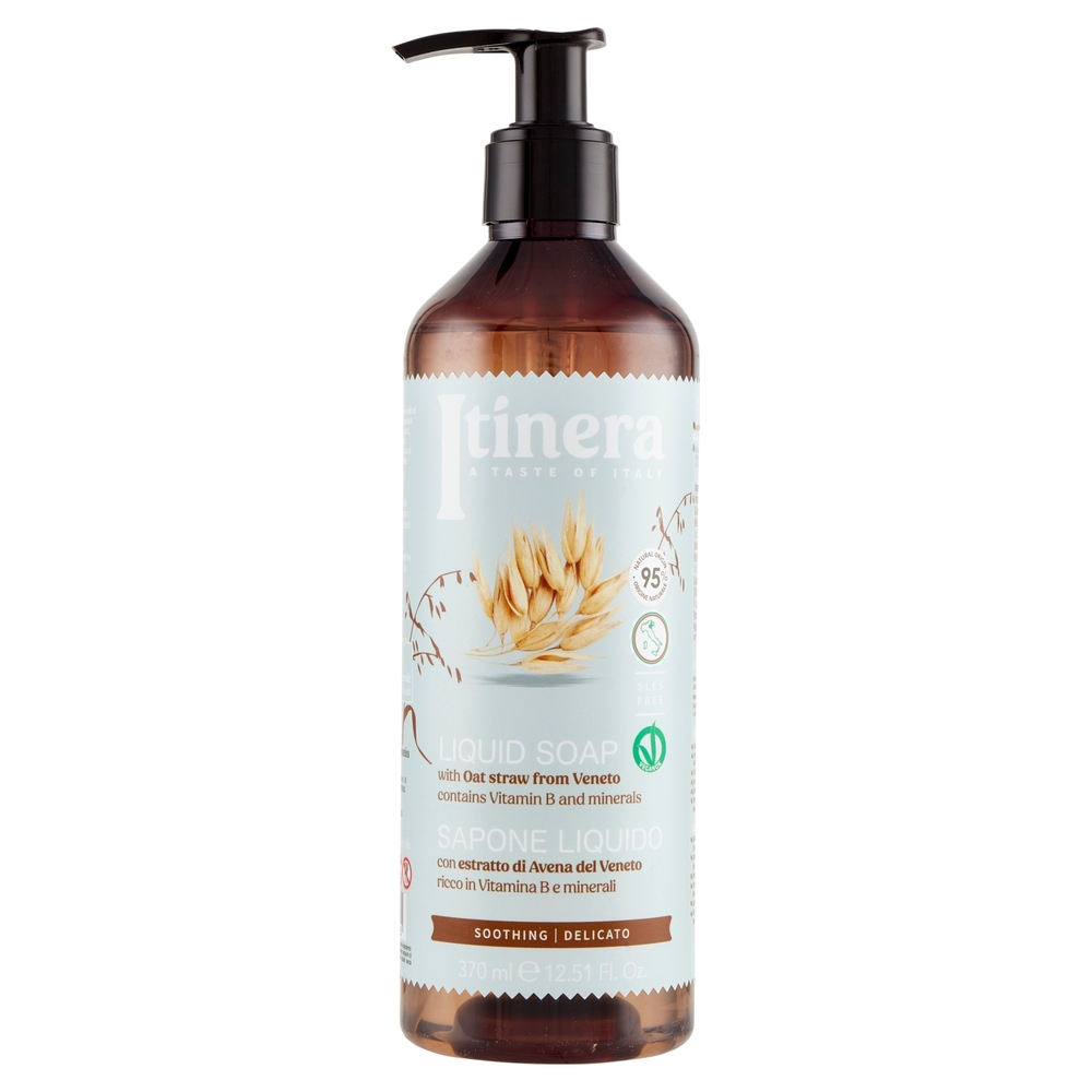 Itinera Sapone Liquido con estratto di Avena del Veneto Delicato 370 ml